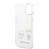 iPhone 14 Plus Kuori Karl & Choupette Gradient Valkoinen