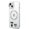 iPhone 14 Plus Kuori Karl & Choupette MagSafe Läpinäkyvä