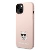 iPhone 14 Plus Kuori Liquid Silicone Choupette Vaaleanpunainen