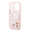 iPhone 14 Pro Max Kuori Karl & Choupette MagSafe Vaaleanpunainen
