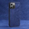 iPhone 14 Pro Max Kuori Mokkanahkainen rakenne Sininen