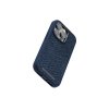 iPhone 14 Pro Max Kuori Salmon Leather Case MagSafe Sininen