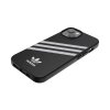 iPhone 14 Kuori 3 Stripes Snap Case Musta Valkoinen