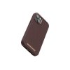 iPhone 14 Kuori Genuine Leather Case MagSafe Ruskea