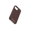 iPhone 14 Kuori Genuine Leather Case MagSafe Ruskea
