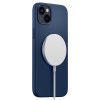 iPhone 14 Kuori Silicone Fit MagFit Navy Blue