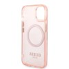 iPhone 14 Kuori Translucent MagSafe Vaaleanpunainen
