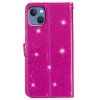 iPhone 15 Kotelo Glitter Magenta