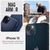 iPhone 15 Plus Skal Mag Armor MagFit Matte Black