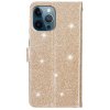 iPhone 15 Pro Fodral Glitter Guld