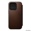 iPhone 15 Pro Kotelo Modern Leather Folio Ruskea