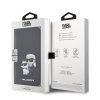 iPhone 15 Pro Kotelo NFT Karl & Choupette Patch Saffiano Musta