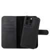 iPhone 15 Pro Kotelo Wallet Case Magnet Plus Musta