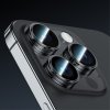 iPhone 15 Pro/iPhone 15 Pro Max Kameran linssinsuojus Corning Gorilla Glass Musta