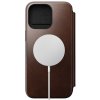 iPhone 15 Pro Max Kotelo Modern Leather Folio Horween Rustic Brown