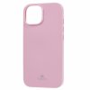 iPhone 15 Kuori Jelly Glitter Vaaleanpunainen