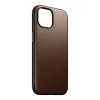 iPhone 15 Kuori Modern Leather Case Ruskea