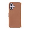 iPhone 16 Kotelo Detachable Wallet Case Ruskea