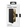 iPhone 16 Plus Kotelo Wally Wallet Case Musta