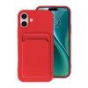 iPhone 16 Plus Kuori Korttipidike Punainen