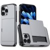 iPhone 16 Pro Max Kuori Card Slide Harmaa