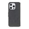 iPhone 16 Pro Kotelo Detachable Wallet Case Musta