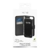 iPhone 16e/17e Kotelo Wallet Stand Musta