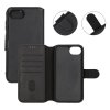 iPhone 16e/17e Kotelo Detachable Wallet Case Musta