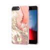 iPhone 6/6S/7/8 Plus Kuori Pink Marble Gold