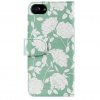 iPhone 6/6S/7/8/SE Kotelo Wallet Case Green Flowers