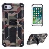 iPhone 7/8/SE Kuori Metallilautanen jalustatoiminnolla Camouflage Vihreä