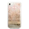 iPhone 7/8/SE Kuori Liquid Glitter Paisley Pattern Kulta
