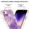 iPhone 7/iPhone 8/iPhone SE 2020/iPhone SE 2022 Kuori Marmori Glitter Tummanvioletti