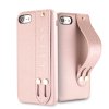 iPhone 7/8/SE Kuori Saffiano Strap Case Ruusukulta