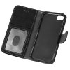 iPhone 7/8/SE Wallet Case Vintage PU-nahka Musta