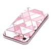 iPhone 7/8/SE Kuori Marmori Valkoinen Vaaleanpunainen