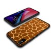 iPhone X/Xs MobilSuojakuori TPU-materiaali-materiaali Kuvio Giraff Keltainen Ruskea