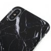 iPhone X/Xs Suojakuori TPU-materiaali-materiaali Motiv MArmori Musta