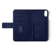 iPhone X/Xs Suojakotelo Premium Wallet Navy Blue