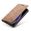 iPhone X/Xs Plånboksfodral Retro Flip Stativfunktion PU-läder Ljusbrun