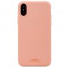 iPhone X/Xs Kuori Silikoni Pink Peach