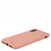 iPhone X/Xs Kuori Silikoni Pink Peach