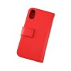 iPhone X/iPhone Xs Kotelo Aito Nahka Punainen