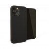 Magnetic Leather Case varten iPhone 12/12 Pro Musta