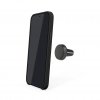 iPhone 12 Mini Magnetic Leather Case med Magnethållare Svart