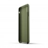 iPhone Xs Max Kuori Full Leather Case Olive Green