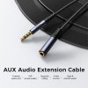 Kaapeli AUX Audio Extension Cable 3.5mm 1.2m