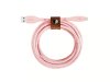 Kaapeli DuraTek Plus Lightning USB-A Hihnalla Vaaleanpunainen