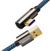 Kaapeli Legend Series USB-A till USB-C 2 m Sininen