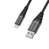 Kaapeli Premium Lightning to USB-A Cable 1m Dark Ash